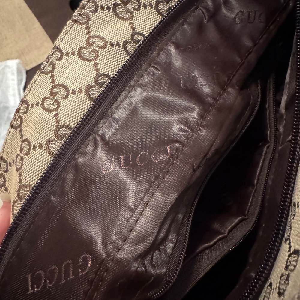 Authentic Gucci GG Canvas Messenger Bag Brown Crossbody - Picture 7 of 7